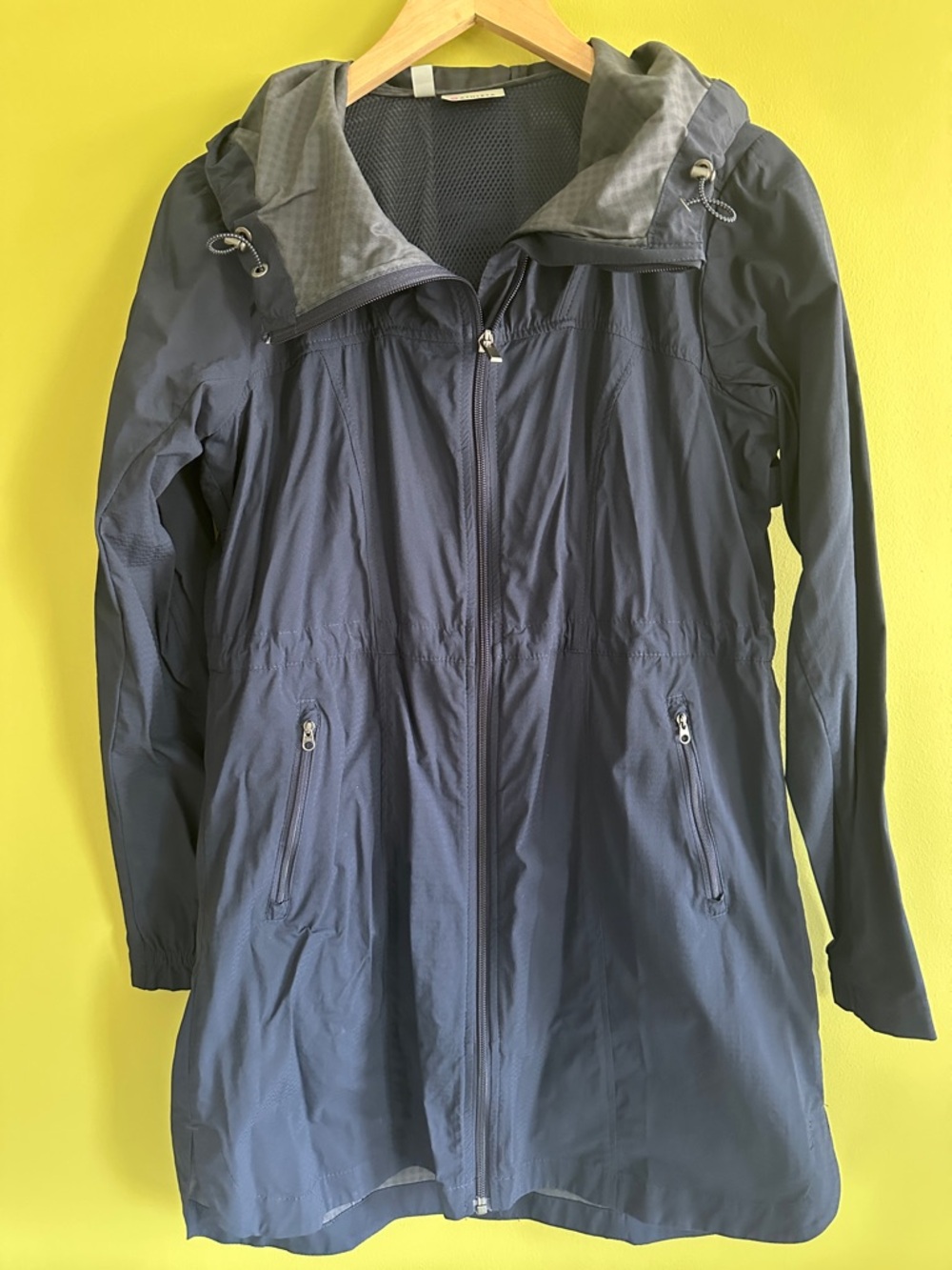 Athleta Women’s Navy Hooded Trench Coat